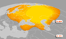 Eutelsat W4 Ku-band Russia Spot Beam